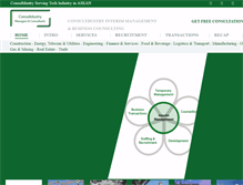 Tablet Screenshot of consultdustry.com